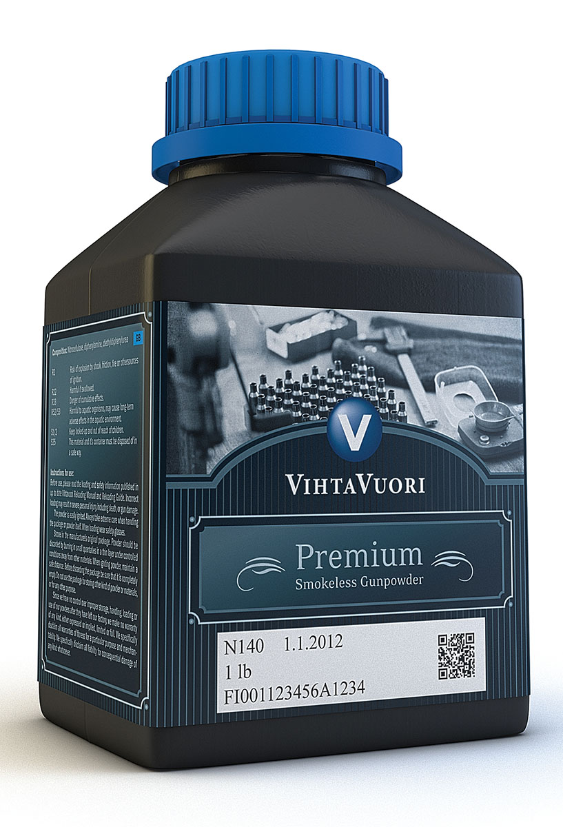 Vihtavuori powders offered fine results in the 25 Krag Improved.
